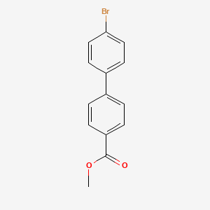 Chemical structure of Methyl 4'-bromobiphenyl-4-carboxylate