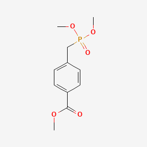 Chemical structure of Methyl 4-((dimethoxyphosphoryl)methyl)benzoate