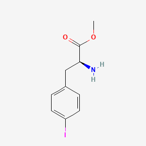 Chemical structure of Methyl 4-iodo-L-phenylalaninate