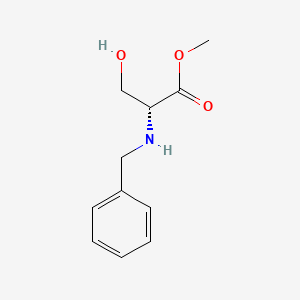 Chemical structure of Methyl benzyl-D-serinate