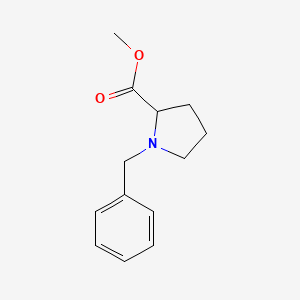 Chemical structure of Methyl benzylprolinate