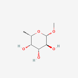 Chemical structure of Methyl beta-L-fucopyranoside