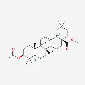 Chemical structure of Methyl oleanolate acetate