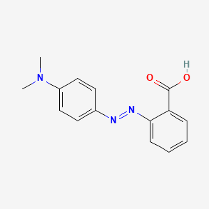 Chemical structure of Methyl red
