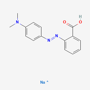 Chemical structure of Methyl Red sodium salt,IND