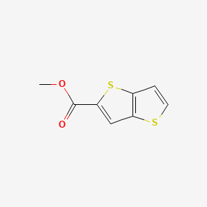 Chemical structure of Methyl Thieno[3,2-b]thiophene-2-carboxylate