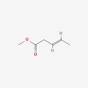 Chemical structure of Methyl pent-3-enoate