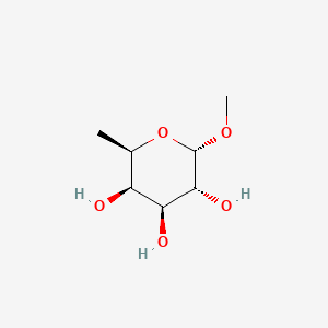 Chemical structure of Methyl α-D-fucopyranoside