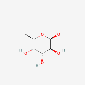 Chemical structure of Methyl α-L-Fucopyranoside