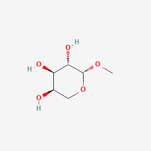 Chemical structure of Methyl β-D-Arabinopyranoside