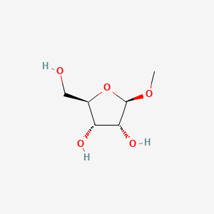 Chemical structure of Methyl β-D-ribofuranoside