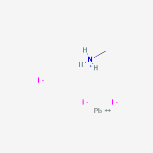 Chemical structure of Methylammonium lead iodide