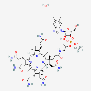 Chemical structure of Methylcobalamin Hydrate