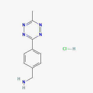 Chemical structure of Methyltetrazine-Amine