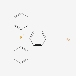 Chemical structure of Methyltriphenylphosphonium bromide