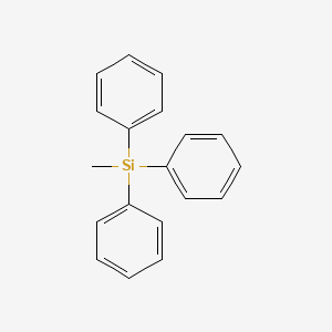 Chemical structure of Methyltriphenylsilane