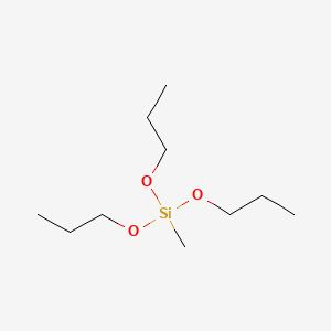 Chemical structure of Methyltripropoxysilane