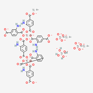 Chemical structure of MIL-125(Ti)-NH2