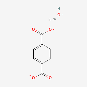 Chemical structure of MIL-68(In)