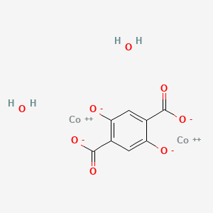 Chemical structure of MOF-74(Co)