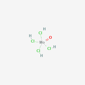 Chemical structure of Oxomolybdenum(4+) tetrachloride