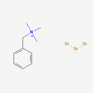 Chemical structure of Mono(N,N,N-trimethyl-1-phenylmethanaminium) tribromide
