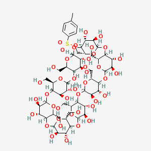 Chemical structure of Mono-6-O-(p-toluenesulfonyl)-γ-cyclodextrin