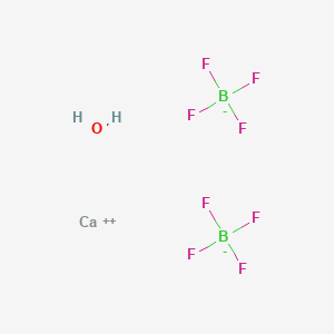 Chemical structure of Monocalcium mono(tetrafluoroborate) hydrate