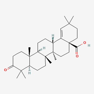 Chemical structure of Moronic acid