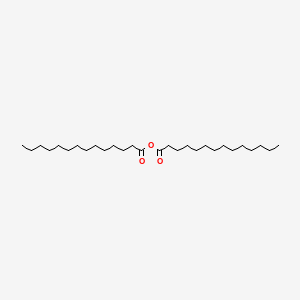 Chemical structure of Myristic Anhydride