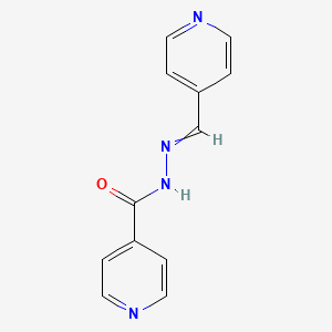 Chemical structure of N'-(Pyridin-4-ylmethylene)isonicotinohydrazide