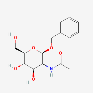 Chemical structure of Benzyl 2-Acetamido-2-deoxy-beta-D-glucopyranoside