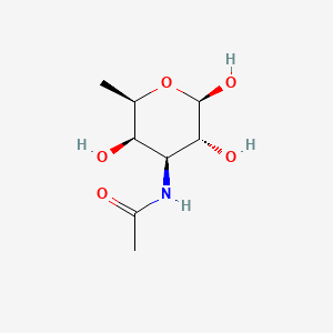 Chemical structure of N-((2R,3S,4R,5R)-2,4,5-trihydroxy-1-oxohexan-3-yl)acetamide