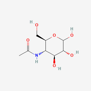 Chemical structure of 4-Acetamido-4-deoxy-D-glucose