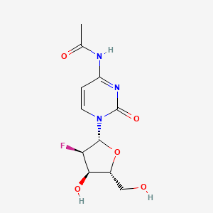 Chemical structure of N4-Acetyl-2'-fluoro-2'-deoxycytidine