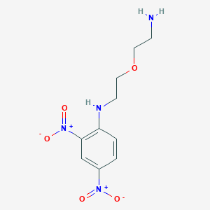 Chemical structure of N-(2-(2-Aminoethoxy)ethyl)-2,4-dinitroaniline