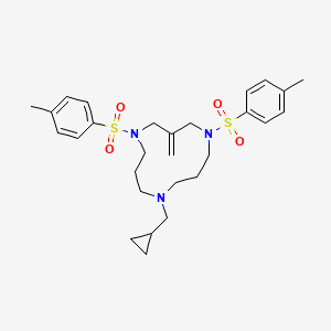 Chemical structure of N-(2-Nitrophenylsulfenyl)-S-benzyl-L-cysteine Dicyclohexylammonium Salt