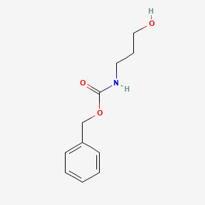 Chemical structure of Benzyl N-(3-hydroxypropyl)carbamate