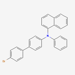 Chemical structure of N-(4'-Bromo-4-biphenylyl)-N-phenyl-1-naphthylamine