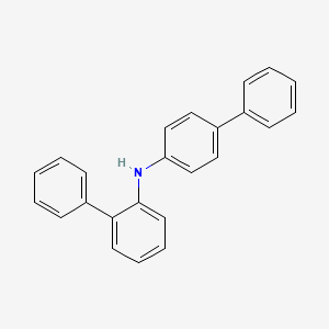 Chemical structure of N-(4-Biphenylyl)-2-biphenylamine