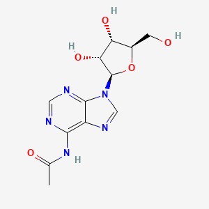 Chemical structure of N-Acetyladenosine
