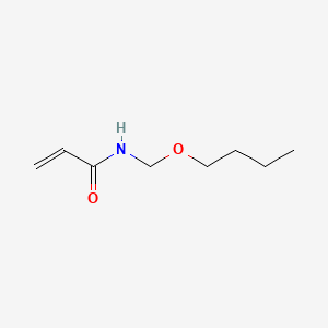 Chemical structure of N-(Butoxymethyl)acrylamide