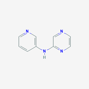 Chemical structure of N-(Pyridin-3-yl)pyrazin-2-amine
