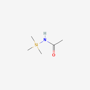 Chemical structure of N-(Trimethylsilyl)acetamide