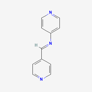 Chemical structure of N,1-di(pyridin-4-yl)methanimine