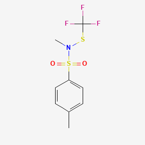 Chemical structure of N,4-Dimethyl-N-((trifluoromethyl)thio)benzenesulfonamide