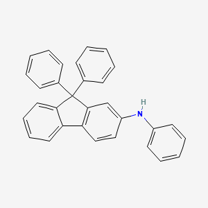 Chemical structure of N,9,9-Triphenyl-9H-fluoren-2-amine