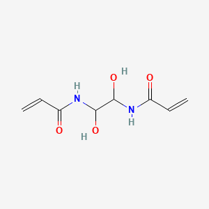 Chemical structure of Dihydroxyethylenebis(acrylamide)