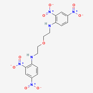Chemical structure of Dnp-peg1-dnp