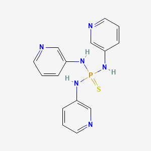 Chemical structure of N,N',N"-Tris(3-pyridinyl) phosphorothioic triamide